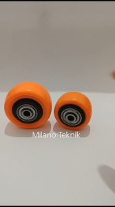Roda PU 1.5 & 2 inci + Double Bearing Wheel Only - WO Polyurethane