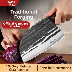 WANGMAZI | Forged Handmade Round Blade Versatile Cutting Knife