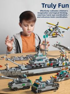 KEWANG | Educational Building Blocks Battleship Model 2026 New