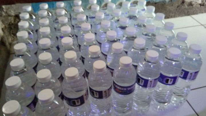 Botol kosong kangen water 330ml sticker isi 20 botol) Lazada