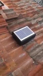 Cingnergy Solar Roof Ventilation Fan Wireless Exhaust Fan