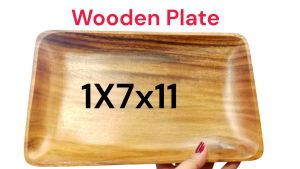 LILY Wooden Plate 1X7X11