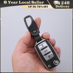 Leather Car Key Cases & Keychains for Mazda, MG, & Mitsubishi