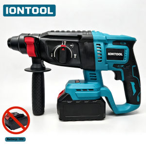 IONTOOL Brushless Rotary Hammer Drill 20mm 1800RPM Electric Drill Household Power Tools for Wall Drilling Home Improvement
