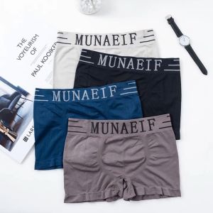 boxer บ๊อกเซอร์ กางเกงในชาย เนื้อผ้าดี 100% ยี่ห้อ munafie ระบายอากาศได้ ms ms99