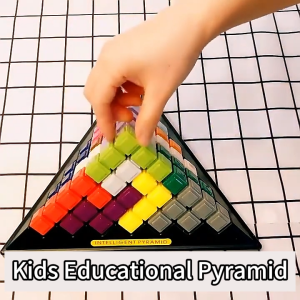 Educational Toys Montessori Toys Assembly Toy Kids Educational Pyramid Pyramid Building Blocks Toys Gifts 432 Challenges