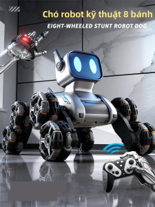 BTOP | Thú cưng điện tử cho trẻ em bé trai bé gái robot AI chó máy trí tuệ nhân tạo xe điều khiển từ xa đồ chơi