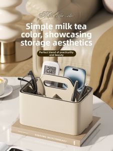 Comanche | Luxurious High-end Desktop Organizer Box With Handle Partition