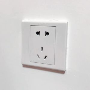 EU Power Socket with 360-Degree Rotating Cover for Child Safety and Anti Electric Shock Protection