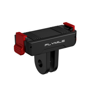 Đế Gắn Từ Tính Flymile Quick Release Adapter Màu Đen Hai Càng Dành Cho DJI Action 6 Và Bộ Phụ Kiện Camera Hành Động OSMO Nano