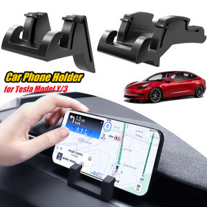 Center Console Special Multi-function Silicone Navigation Support Bracket for Tesla Model Y/3/3+ Lossless Installation Glasses