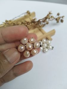 Peniti Bross Pin Mutiara Simple Lucu Mungil