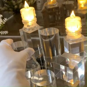 แท่งตัน ทรงกลม 5 cm. อะคริลิค แท่นวางสินค้า ฐานโชว์เครื่องประดับ ฐานโชว์ อะคริลิคใส ฐานวางจิวเวลรี่