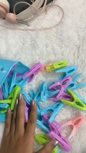 Set Jepit Jemuran Isi 30pcs Penjepit Jemuran Warna Warni Set Wadah Keranjang Laundry Jepit Cucian by Einstein-Store