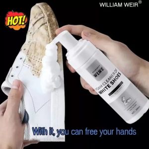 Pembersih Sepatu No-wash Strong Decontamination 💖 Shoe Cleaner for White Shoes 200ML White Shoes Cleaner Yellow Stain Remover for Shoes Rubber Shoes Cleaner White Shoe Whitening Cleaner