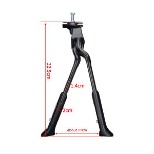LP Litepro Double Bracket Bicycle Kickstand Adjustable Height Aluminum Alloy for Road Foldable Bike MTB Dual Center Foot Support