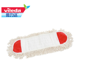 Vileda Large Size Flat Mop Head Replacement for Household Cleaning Tools Easy to Clean Dust Pusher Head