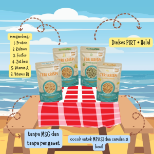 Gogofield Teri Krispi 30gr SEAWEED NON MSG / MPASI BAYI / Ikan Teri / Ikan Teri Krispi