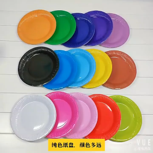 Party Paper Dessert Plates And Cups Straw Set Elegant Plastic Dinnerware Knivf Spoon Fork