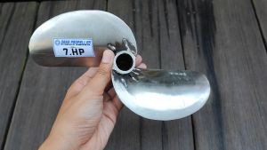 Tipe 7.HP Baling-Baling Perahu Stainless by Daha Propeller