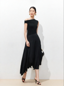 Vero Moda | Lycell Shoulder-off Sleeveless Little Black Dress