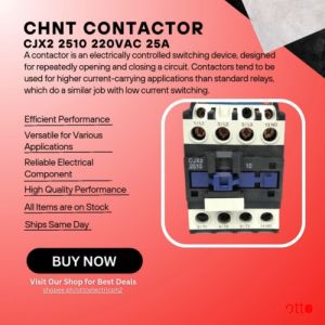 CHNT Contactor - CJX2 2510 220VAC 25A