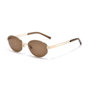 Evil Pet | Sunglasses For Women High-end Luxury Titanium Oval Half-frame