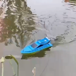 REDFIRE TOS MAINAN KAPAL PERAHU REMOTE RC BISA JALAN DI AIR MAIN DI KOLAM PATROL BOAT