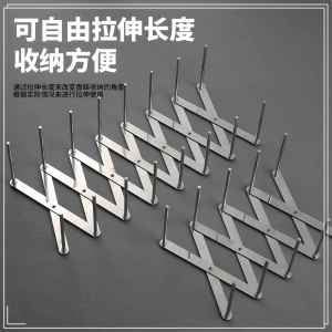 Stainless Steel Expandable Dish Drainer Rack Kitchen Storage Display Cup Holder Multi-Function Stretchable Water Drainage Shelf