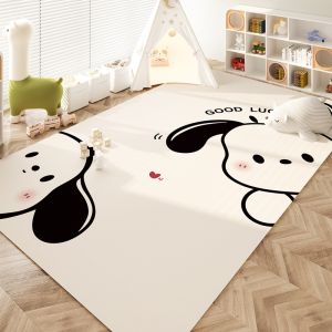 Childrens Room Carpet Bedroom Non-Washable Waterproof Living Room Game Mat Long Rectangle Leather Digital Printing Home Use