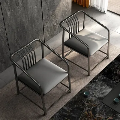 Traditional Chinese Modern Minimalist Outdoor Leisure Tea Table and Chair Set