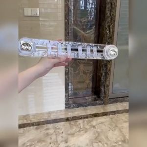 Móc Treo Đồ Hút Chân Không Chất Liệu Nhựa PP Trong Suốt 6 Móc Treo Tường Không Khoan Đục MEHOM - MTD01