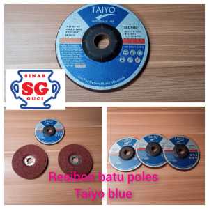 Resibon Potong Besi Batu Poles 4 X 6 Taiyo Blue