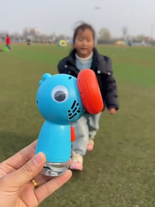 Dodo Bird 6Hole Automatic Bubble Machine with LED Lights Outdoor Toy Perfect for Baby Birthday Gifts