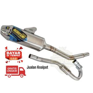 Knalpot Norifumi Rocket 4 Stainless Crf 150 Klx 150 BF S G Dtracker 150 new Wr 155 Full System