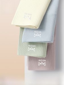 Quần lót tam giác nữ MiiOW cotton kháng khuẩn cạp cao không đường may