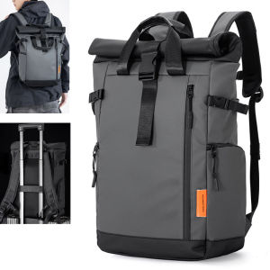 Mens Travel Bag 15.6inch Laptop Computer Backpack Outdoor Waterproof Camping Hiking School Bag College Business Rucksack