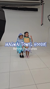 MAGWAI Towel Hoodie Twin Bundle for Kids - 2 in 1 Hooded Bath Towel Poncho Set (Shark & Turtle) | Soft 100% Cotton Quick Drying Cute Matching Gift for Kids