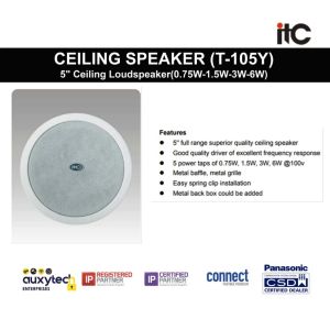 Ceiling Speaker T-105Y ITC