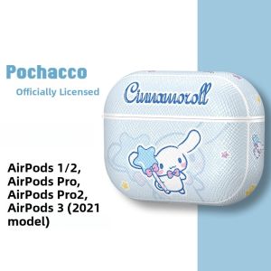 WalkPro Big Ear Dog Silicone Leather Protective Case for AirPods pro 2 Sanrio Apple 3rd Gen AirPods Earphone Cover Cute Cartoon Integrated Design
