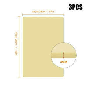 1/3/5PC 3MM Tattoo Practice Skin Silicone Fake Skin DoubleSided Thicker Tattoo Training Skin Permanent Makeup Tattoo Accessories