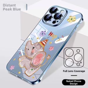 SHUXIE | Transparent Slim Protective Case for iPhone 16 Pro Max 17 14 Plus 13 Air 11 12