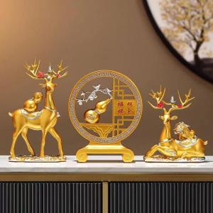 Wealth Brining Deer Figurine Home Decoration