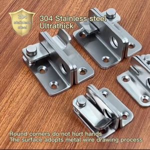 304 Stainless Steel Safety Hasp Door Lock for Bathroom Bedroom Door Catch Latch The bolt