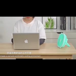 【LIFE OS】Outdoor Camping Fan Portable Rechargeable Fan Mini USB Table Fan with LED Lamp Emergency Night Light LED Camping Fan & Light Hanging Tent Lamp Lantern Outdoor Hiking HA1005