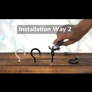10Pcs 1inch 2inch Ceiling Screw Hook Vinyl Coated Screw-in Mug Hanger Cup Hooks