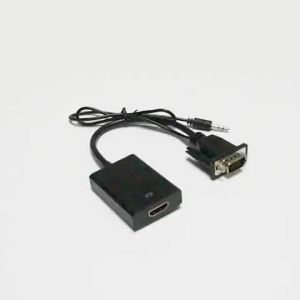 1080P Full HD VGA to HDMI-Compatible Converter Adapter Cable with Audio Output VGA HD Adapter