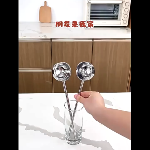 Sudu minyak panas keluli tahan karat-sudu sup dapur berkualiti tinggi Stainless Steel Hot Oil Spoon - High Quality Kitchen Soup Spoon