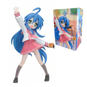Bandai | Lucky Star Izumi Konata Kagami Konata Tsukasa Konata Trio-Try-iT Figure Anime Action Figure Collection Model Toy gifts
