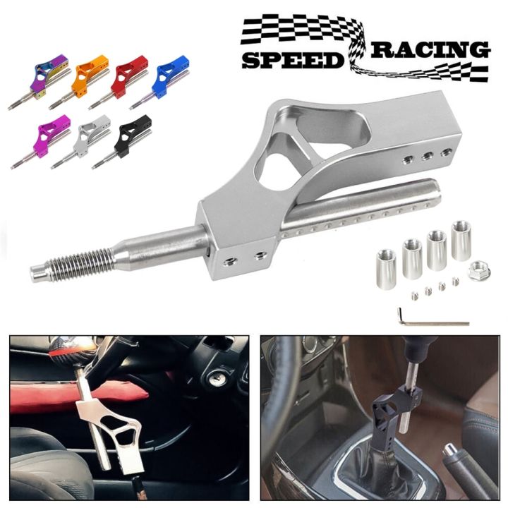 New Car Aluminum Shift Knob Extension Universal Adjustable Height Lever Extender Gear Shifter